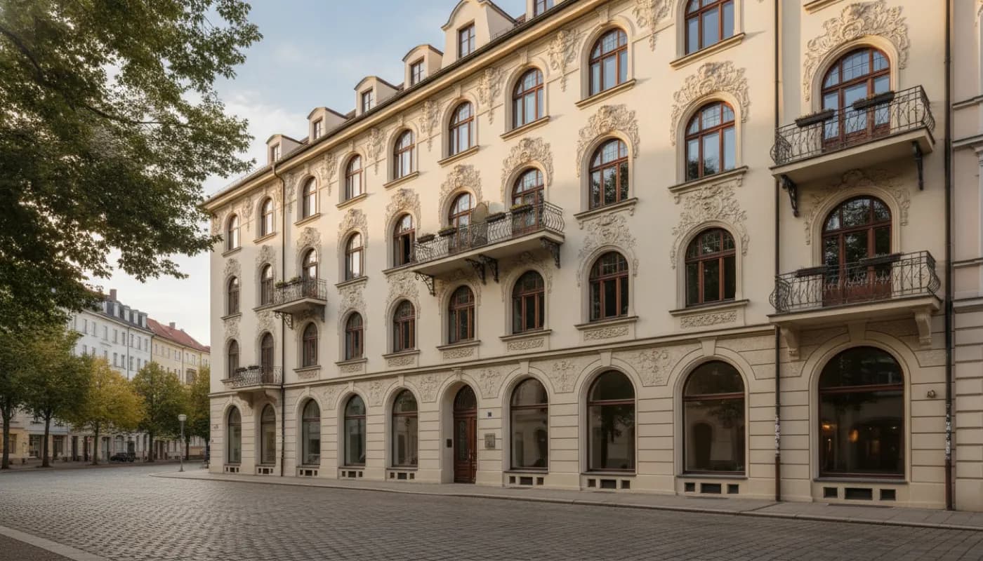 Nerotal villa, sold together with its adjoining garden parcel