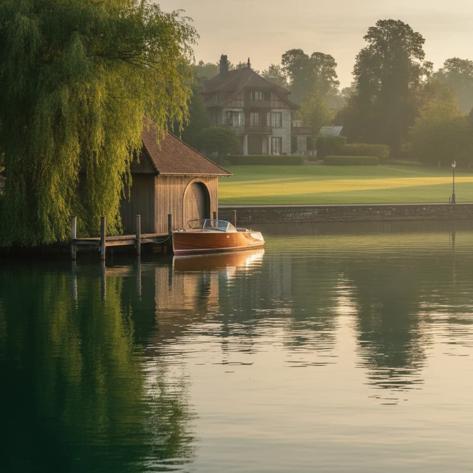Lakeside villa, Lake Zurich